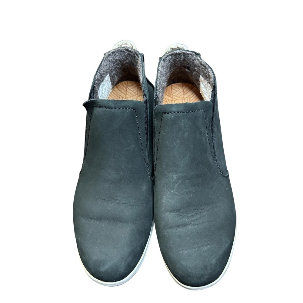 Olukai Hawaiiloa Manu‎ Hope Shoes Womens Size 8 Gray Leather Slip On Boots